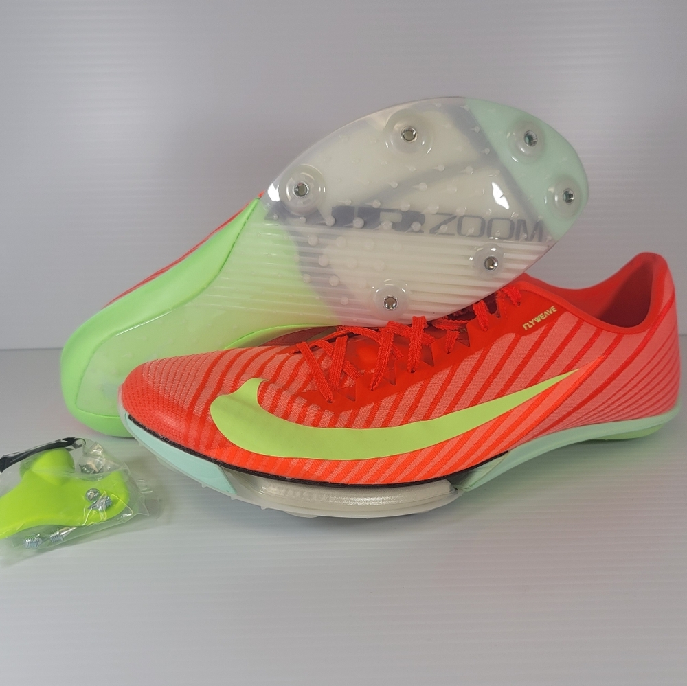 Nike Air Zoom Maxfly 2 Men's Size Crimson Red Yellow FD8395-600 Track Shoes